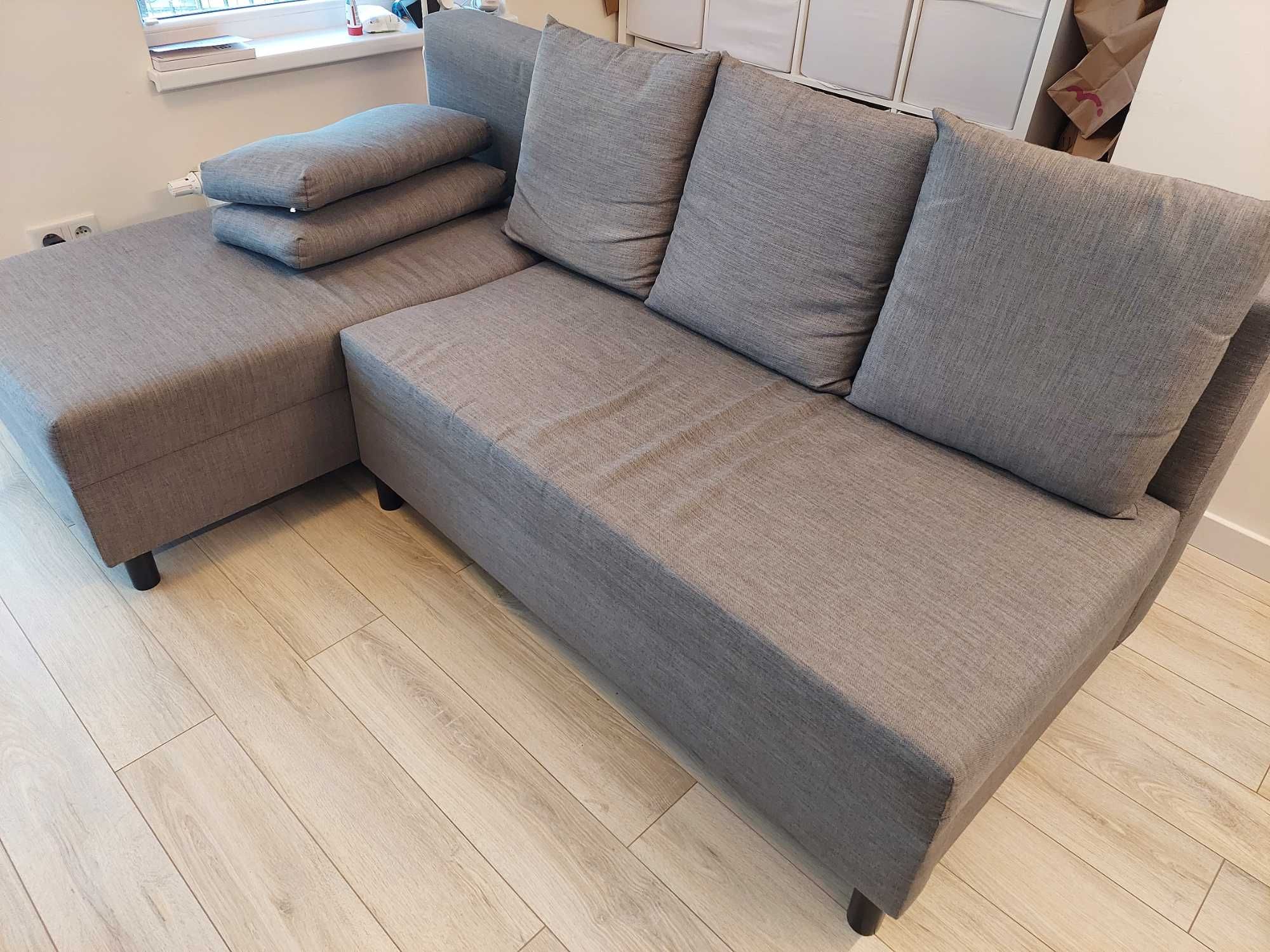 Sofa narożna (rogówka) Ikea Angsta 3 osobowa stan jak nowa, czysta
