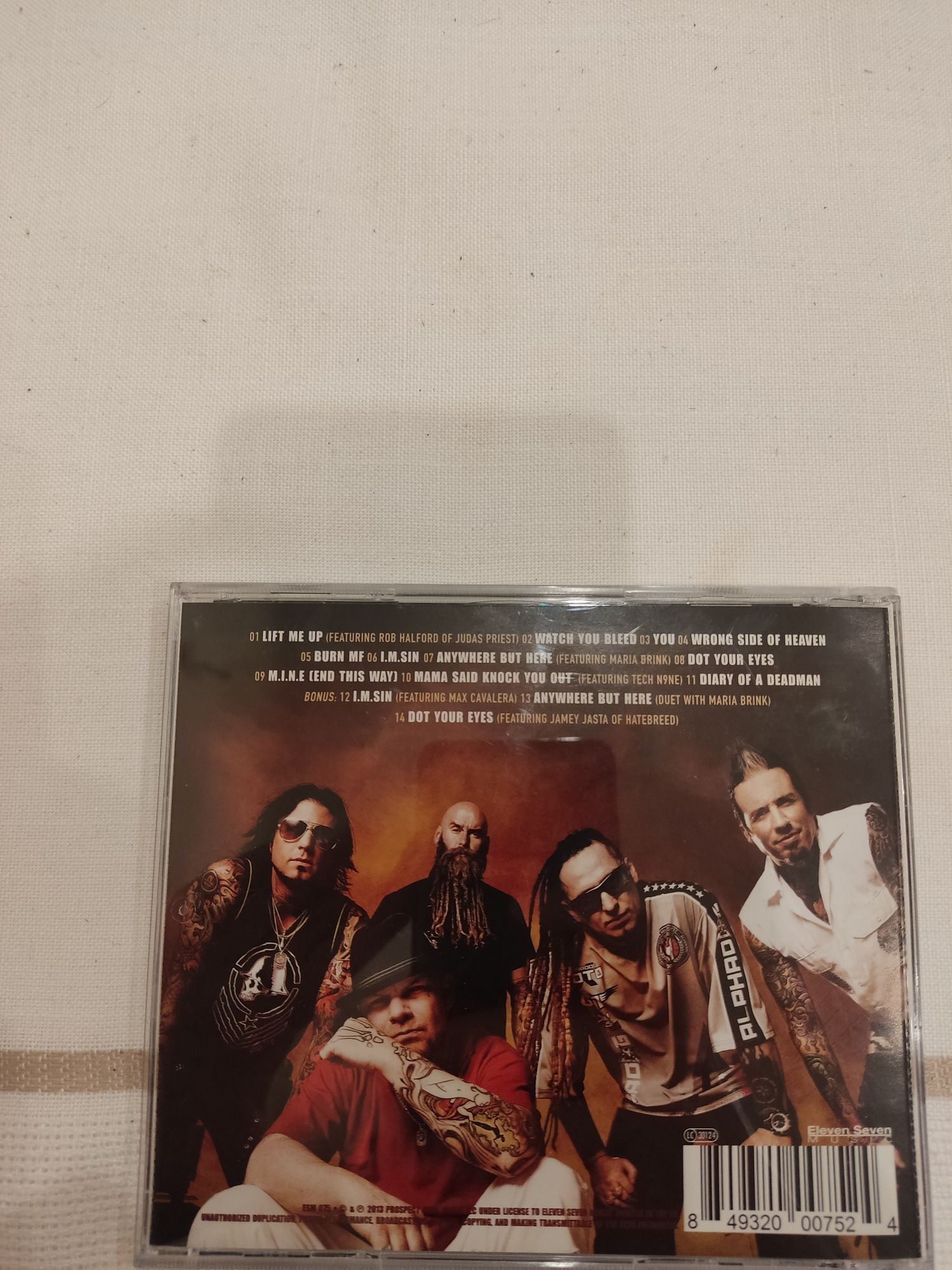 The Wrong Side of Heaven and the Righteous Side of Hell, Volume 1 CD