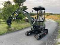 Nowa Minikoparka ROZSUWANE GĄSIENICE BRUTTO FV23% Cartiwell CW-16 PRO