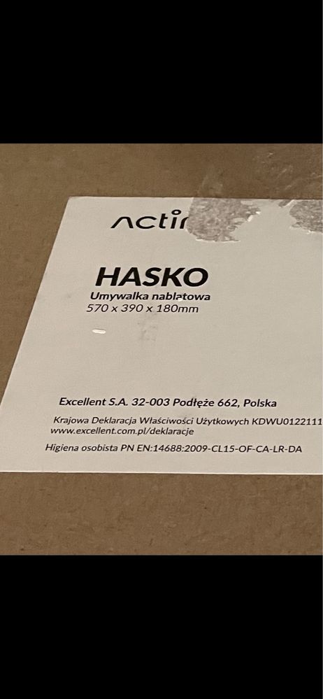 Zlew nadblatowy nowy exellent