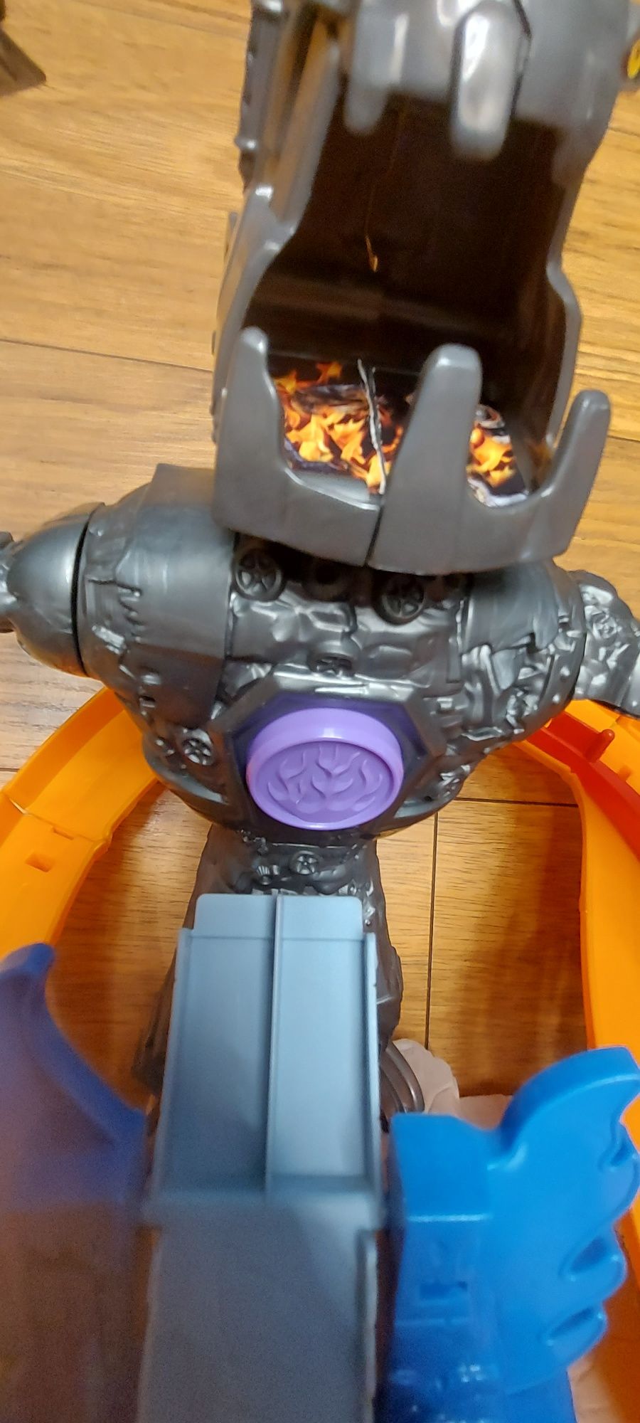 Tor hot wheels zestaw potwór Atak Nitrobot