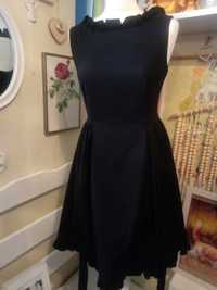 Czarna, wieczorowa sukienka French Connectiion; rozmiar S