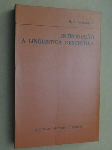 Introdução à Linguística Descritiva de H. A. Gleason Júnior