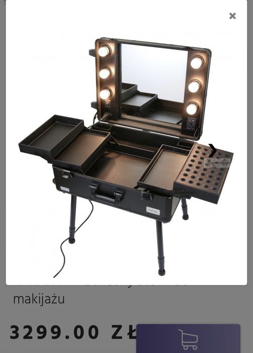 Stanowisko do makijażu NOWE przenośne mobilne