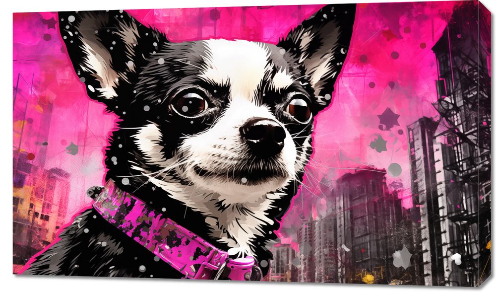 Obraz 100x60cm Mały Psiak o Dużej Duszy