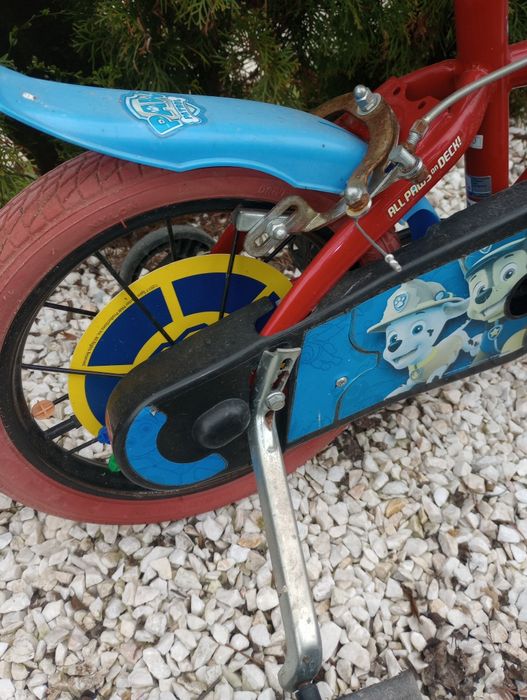 Rower rowerek dla chłopca z podpurakmi koła 14'cali  Psi patrol