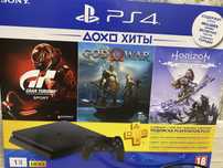 Sony Playstation 4 Slim 1 TB + 3 диска