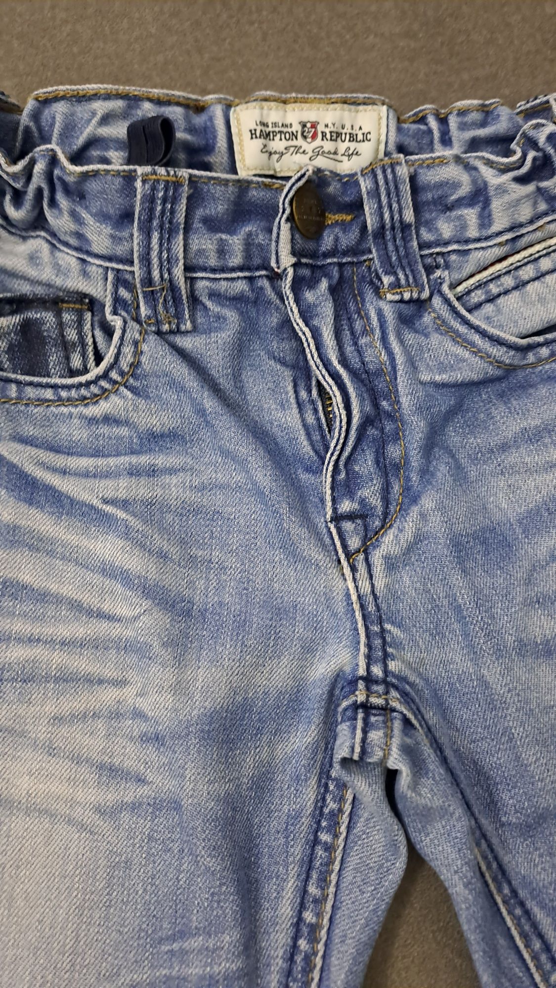 Spodnie chłopięce jeansy Hampton Republic 110