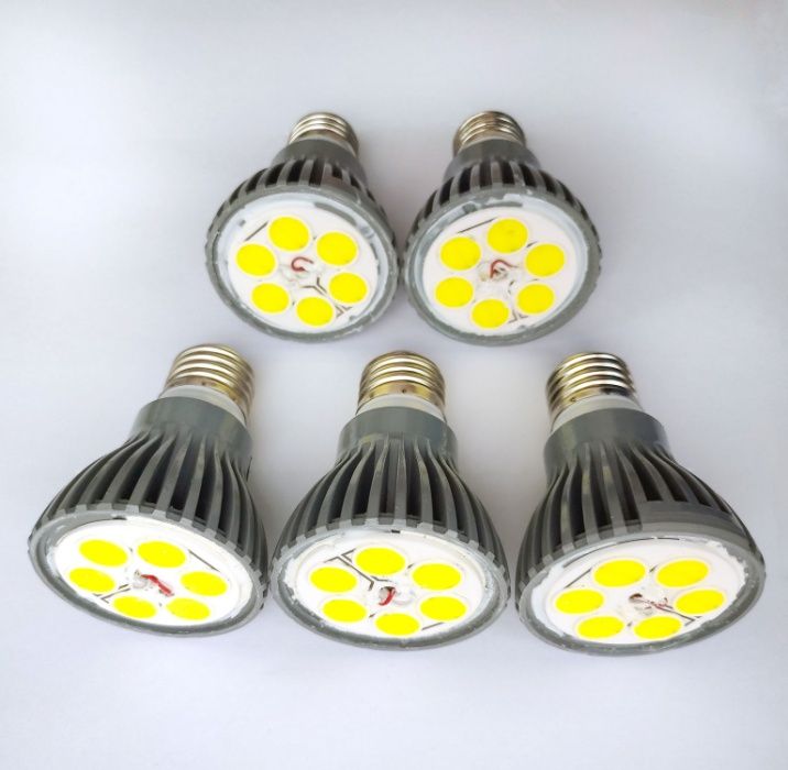 Лампочка светодиодная, LED, 5W, 7W, 10W, E27, 4000K, 6500K