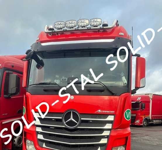 Orurowanie GÓRNE / BELKA NA HALOGENY Mercedes Actros MP4 / MP5 POLER!