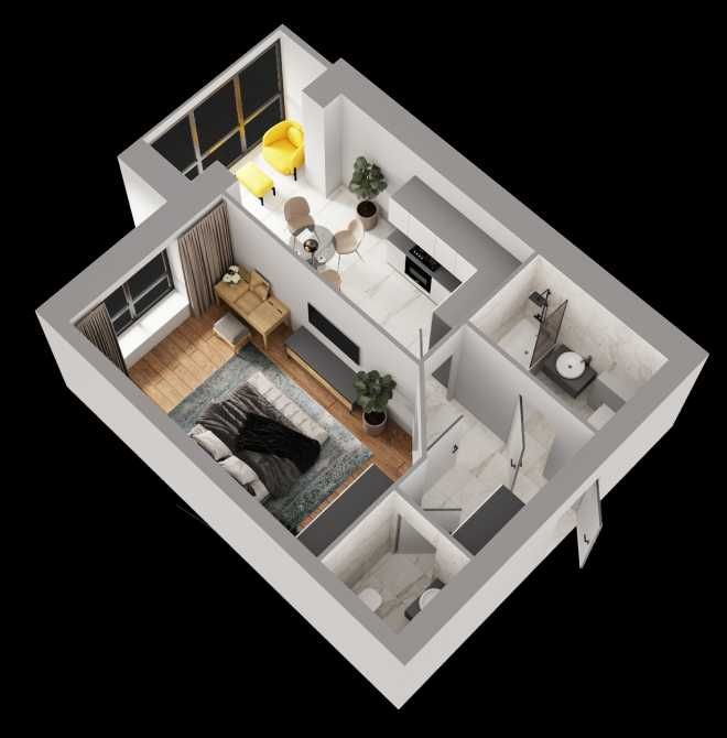 Продається, 1к в Центрі, Вигідна ціна, р-н КНЯГИНЕН