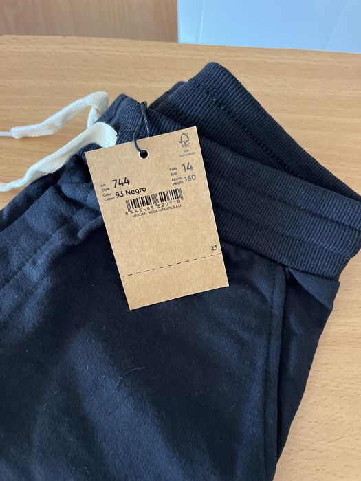 Calça fato treino NOVA preta mayoral rapaz 14 anos