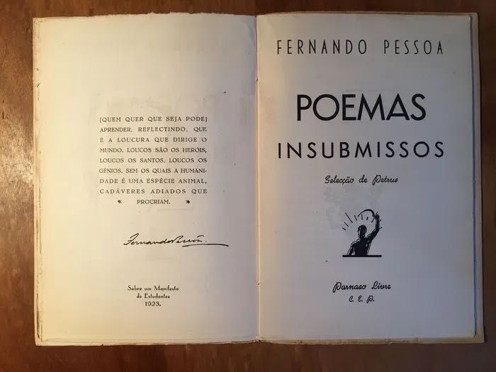 FERNANDO PESSOA - Elogio da Indisciplina e Poemas Insubmissos CEP