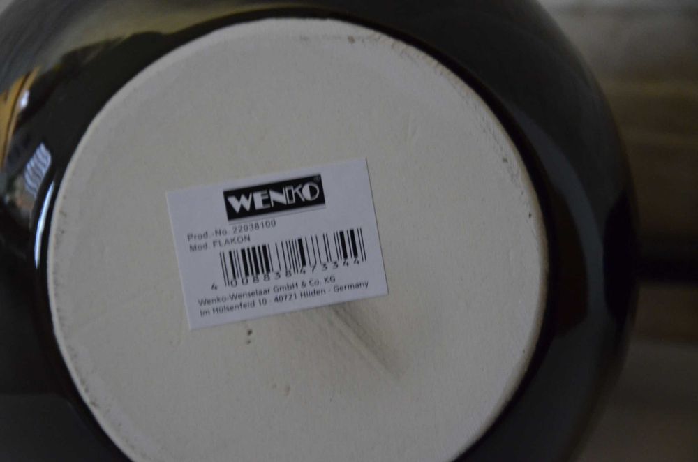 nowa szczotka do WC do łazienki Wenko ceramiczna czarna