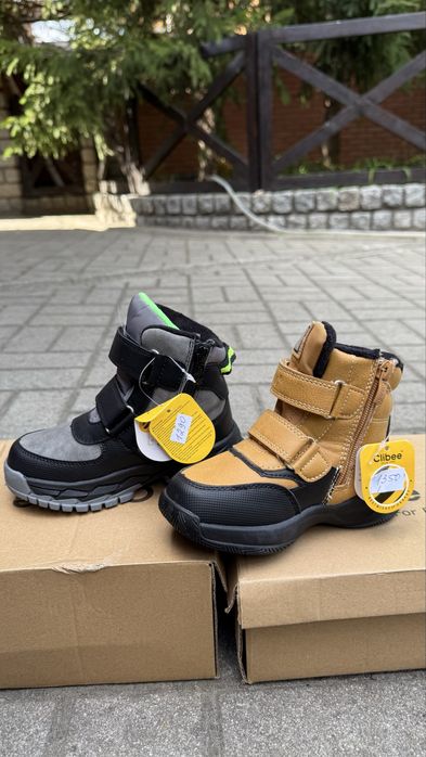 21,22,27,28,29,30,31 зимние ботинки на мальчика clibee термо