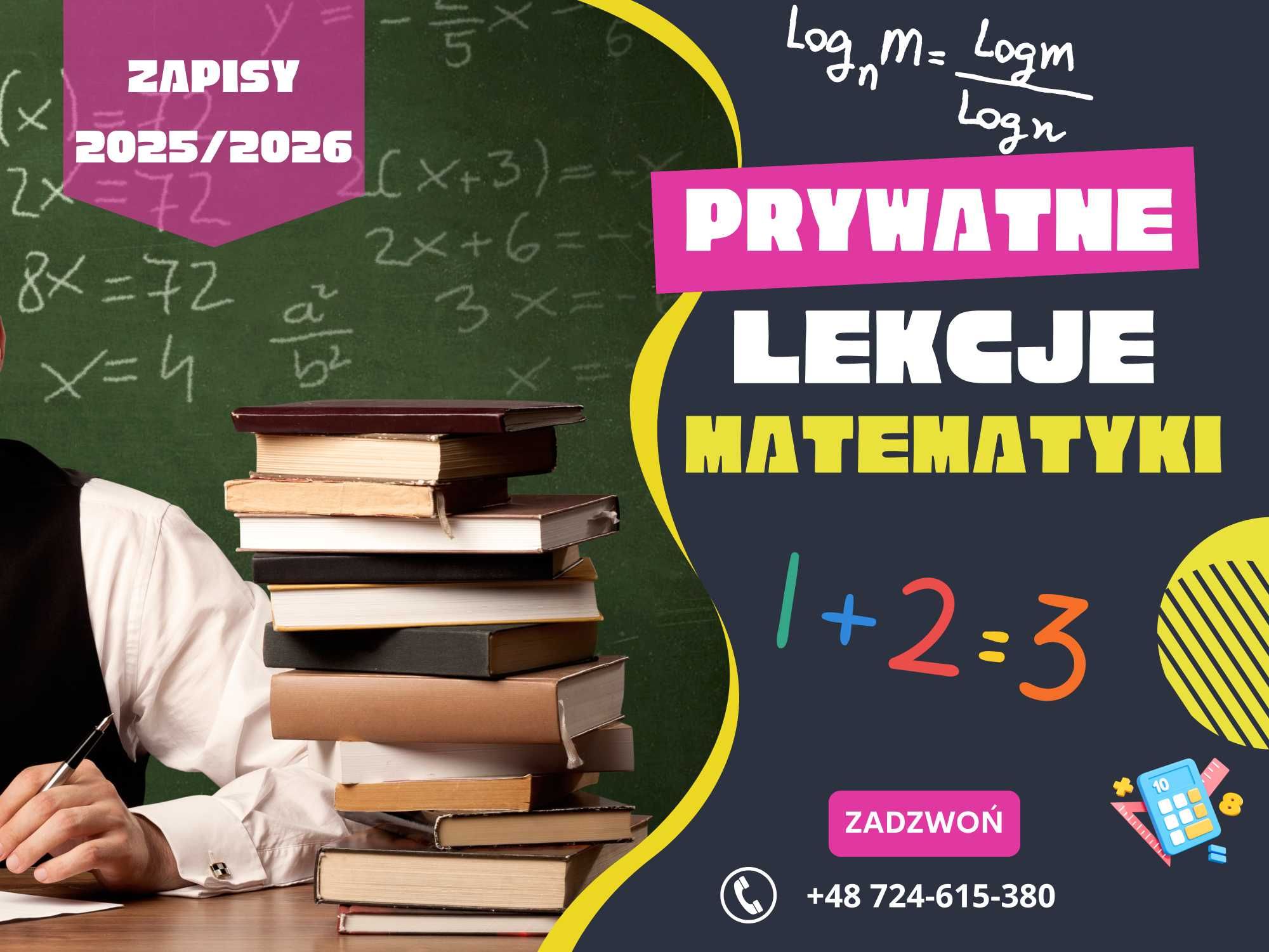 Korepetycje MATEMATYKA poziom podstawowy / rozszerzony | Matura 2026