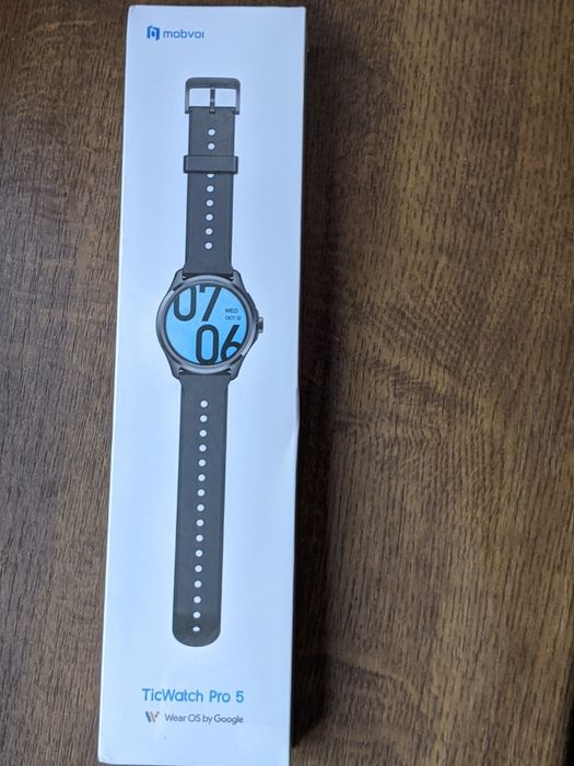 Смарт-часы Mobvoi Ticwatch Pro 5 Obsidian Смарт годинник Тіквотч