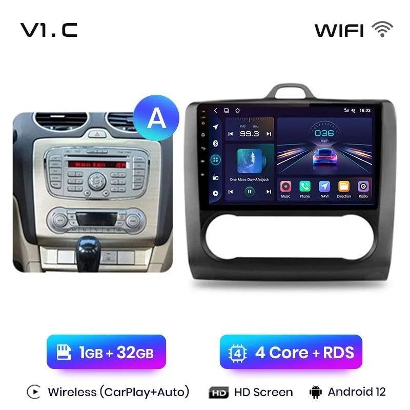 Radio Nawigacja Ford Focus 2 Mk2 2004 - 2011, 2 GB 32 GB