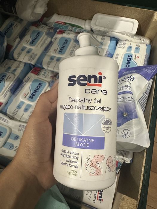 Zel do mycia, Seni, senior