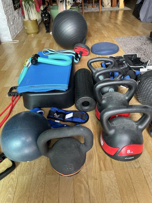 Kit Completo de Treino em Casa – Excelente Estado