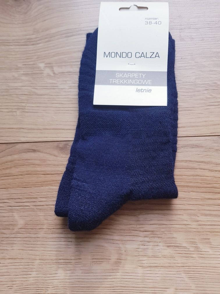 Nowe skarpety męskie trekkingowe letnie marki Mondo Calza roz 38-40.