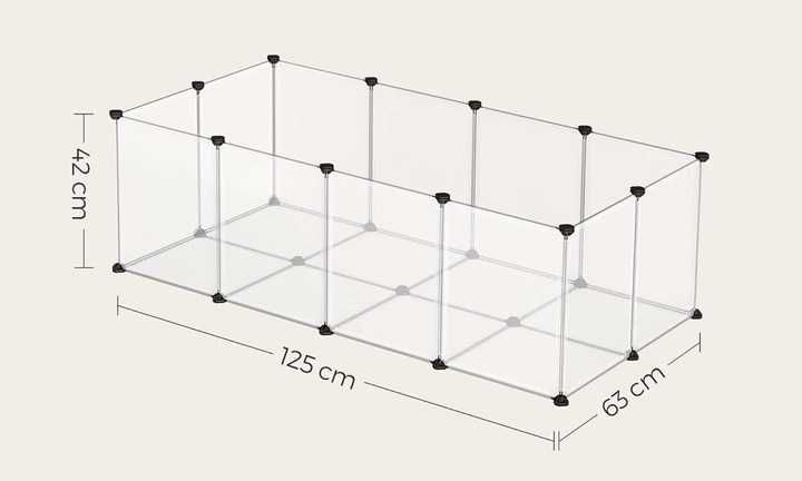 Kojec zagroda wybieg klatka dla królika chomika świnki jeża gryzoni