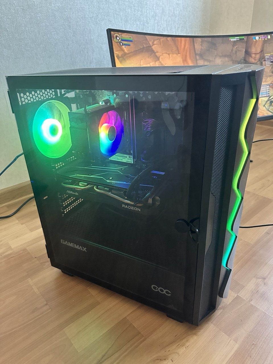 Продам Ryzen 5 5600, 6700xt, 32Gb