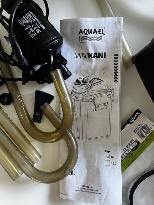 Rezerwacja.Filtr zewnętrzny Aquael mini kani 80