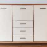 Komoda Syriusz Black Red white