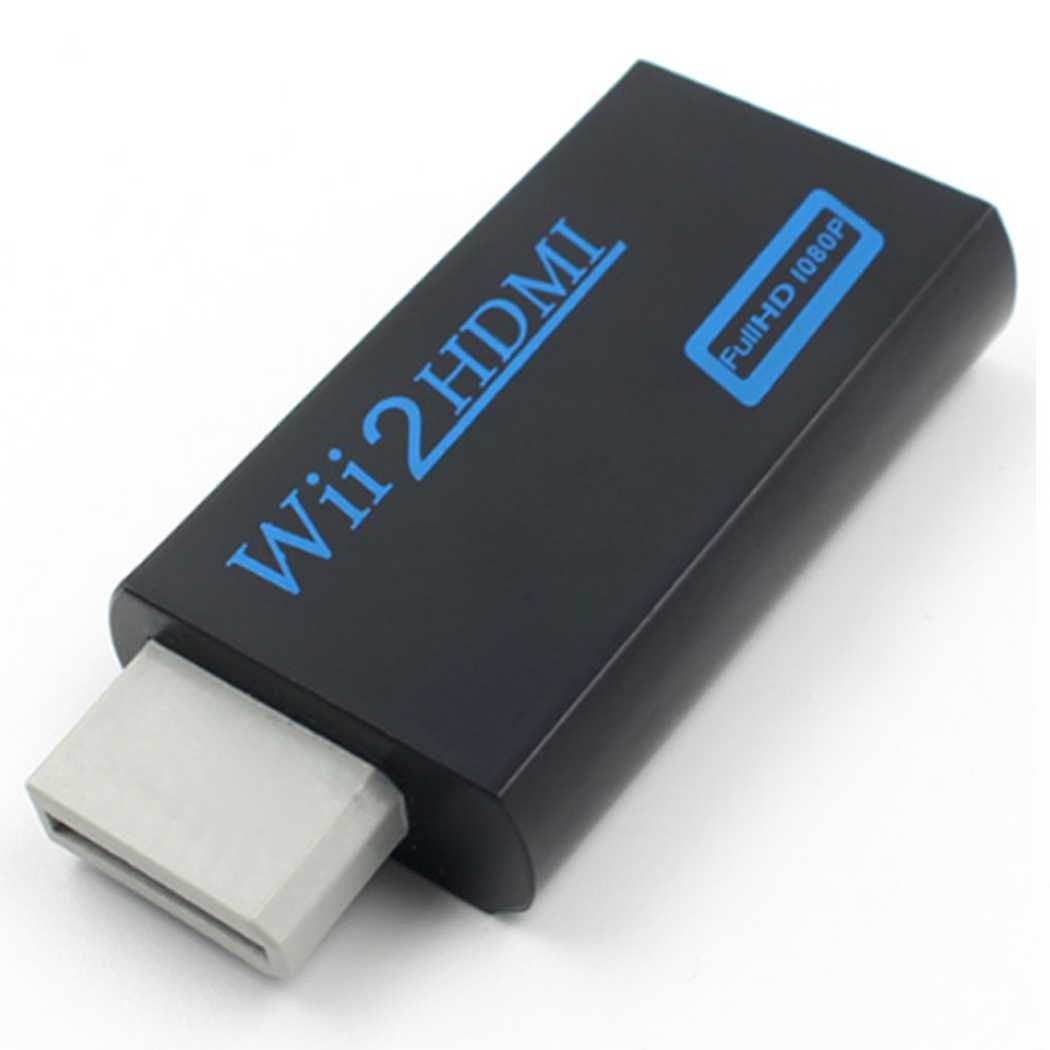 Conversor Adaptador Wii para HDMI Full HD 1080P + Áudio 3,5 mm