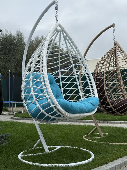 Крісло кокон, підвісне крісло, гойдалка, качалка, ротангові кокони