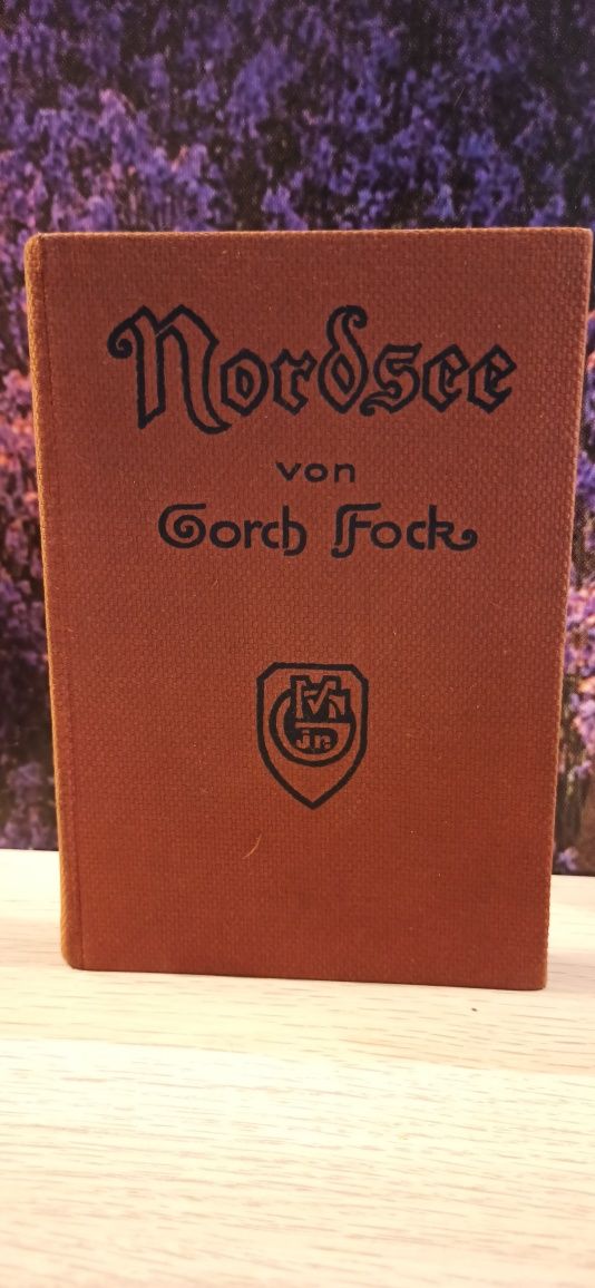 Nordsee, Von Gorch Fock, 1916, stara książka niemiecka
