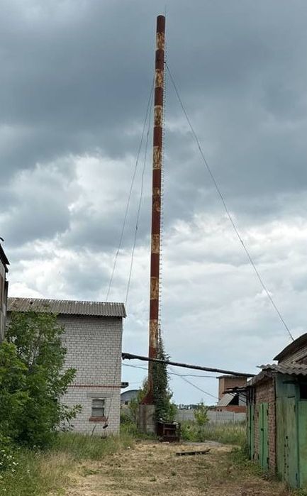 Труба металева 25м 630мм димохід котельня.