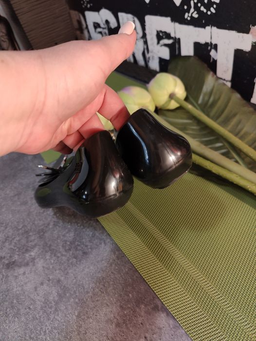 Черные балетки сердца Zaxy/Бразилия.36 р