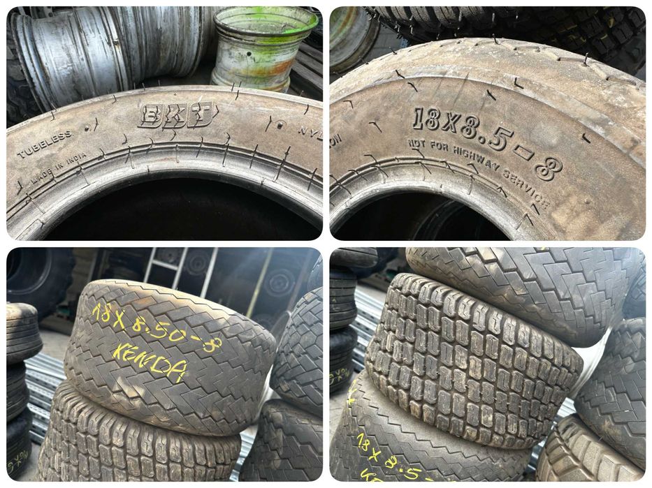 OPONA Kosiarka Przegrabiarka 16X7.50-8 16X7.5-8 18X8.50-8 18X8.5-8
