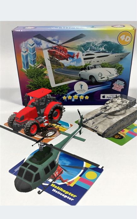 Karty interaktywna 4 d pojazdy