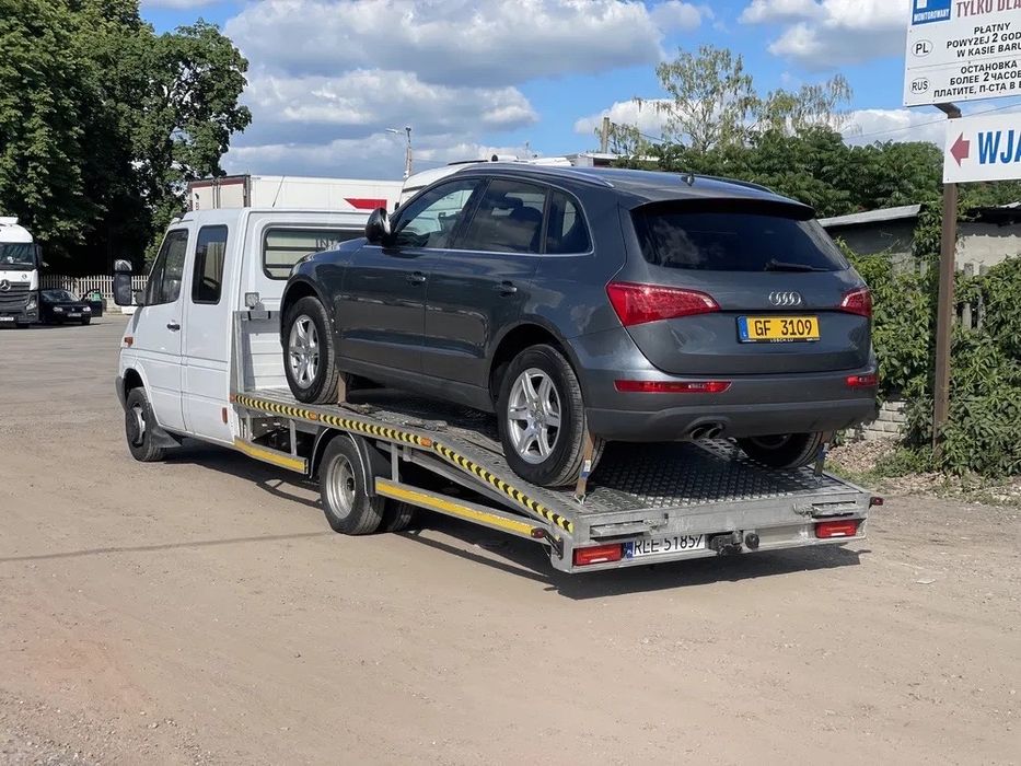 pomoc drogowa usługi laweta 24/7 atrakcyjna cena za kilometr skup aut