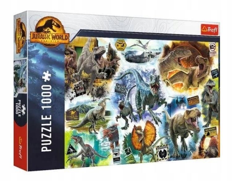 Puzzle 1000 Na Tropie Dinozaurów Trefl, Trefl