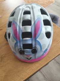 Kask rowerowy dziewczęcy rozm 52-56cm