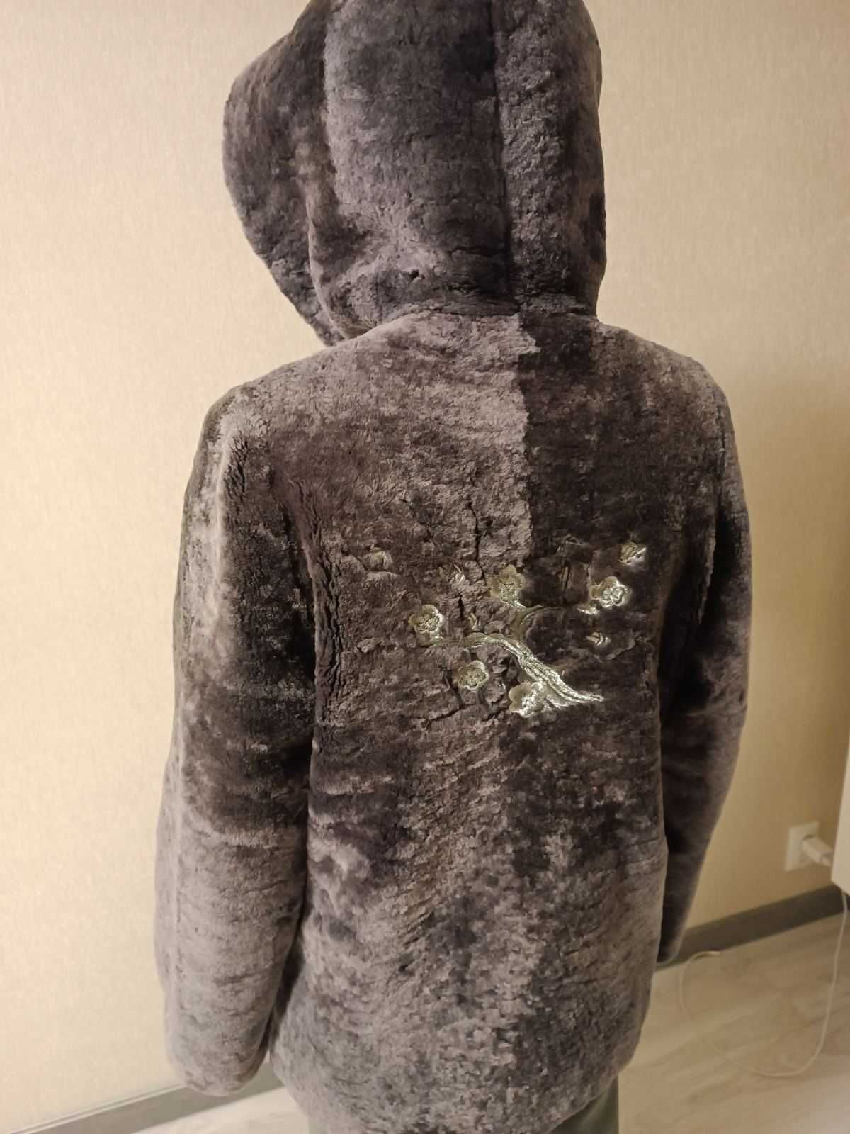 Полушубок из муфлона женский