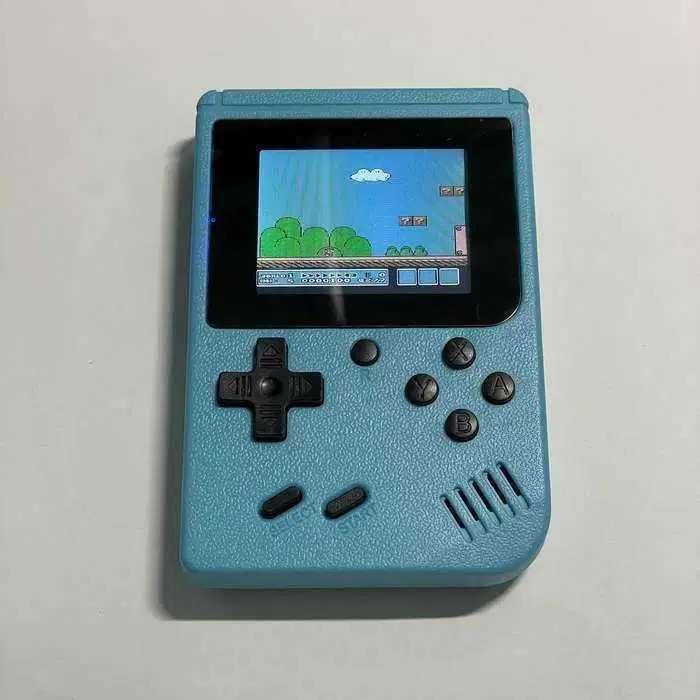Konsola Do Gier Retro 500 Gier 8Bit Mario Niebieska NOWA