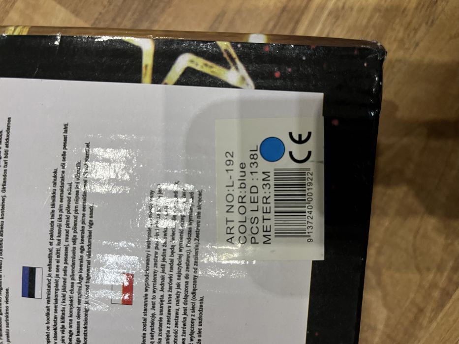 Kurtyna świetlna gwiazdki 3m