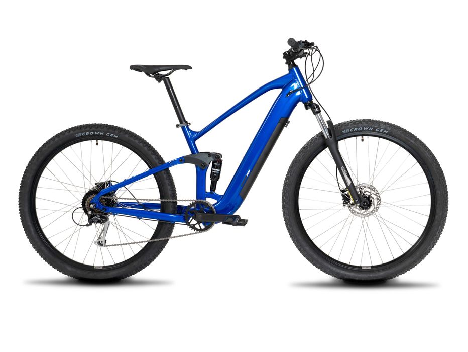 Rower elektryczny full suspension Romet Proeco FS 504 Wh niebieski