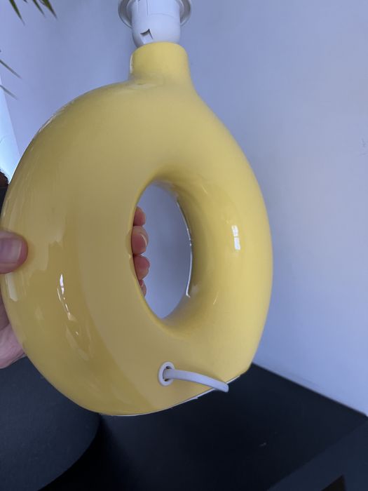 Lampa Instagram zara żółta home & you okrąg koło Designerska