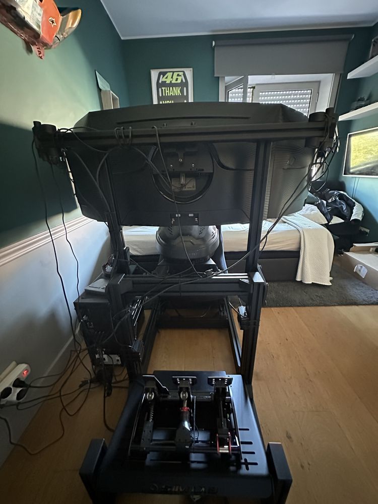 Suporte triplo monitores Simlab - simracing