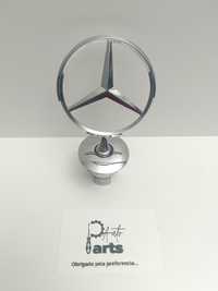 Emblema símbolo logotipo Estrela capô Mercedes lisa