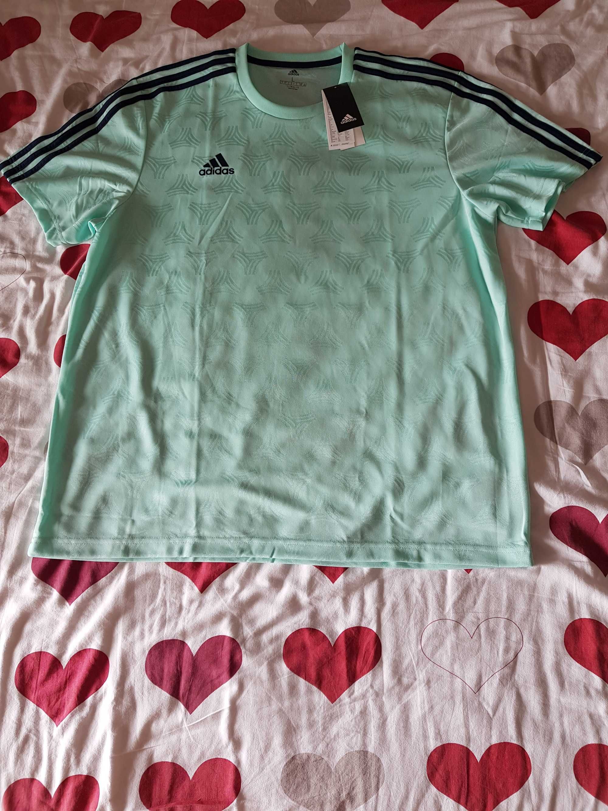 T Shirt Adidas Turquesa