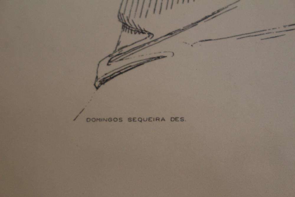 Gravura de J. Bastos Silva 1974 sobre desenho de Domingos Sequeira