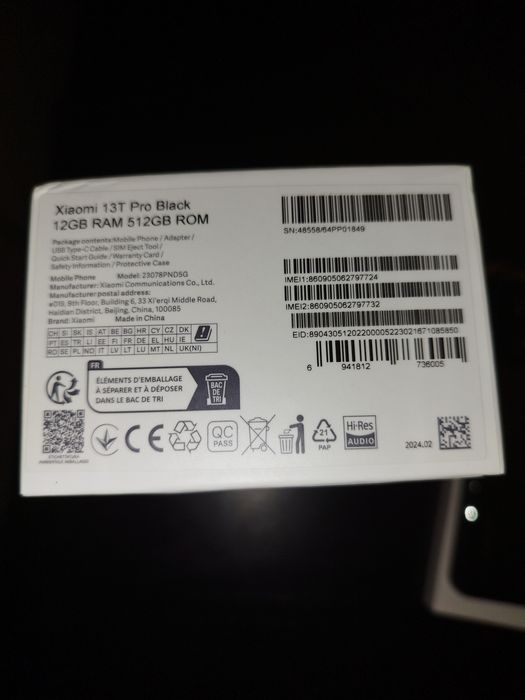Xiaomi 13T pro 5G - 512GB