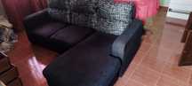 Sofá com chaise longue